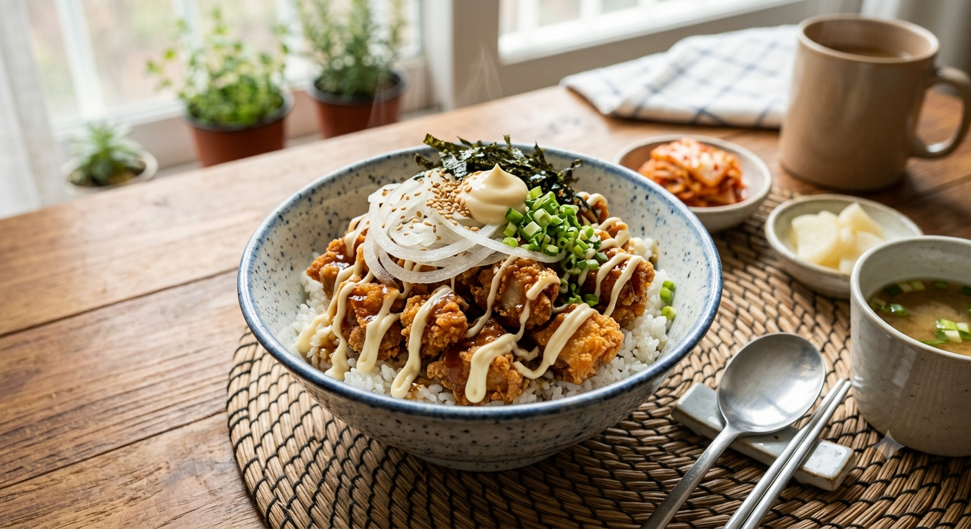 치킨마요 덮밥