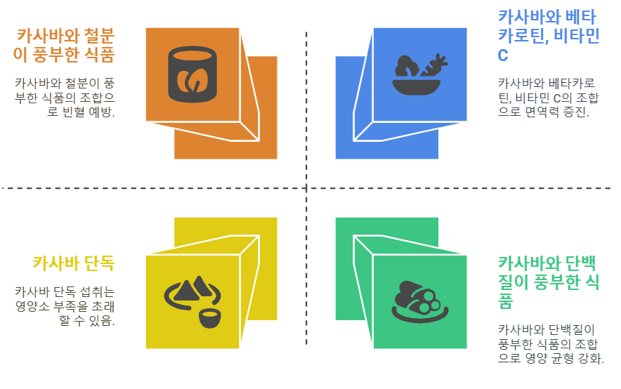 카사바와 시너지 영양소