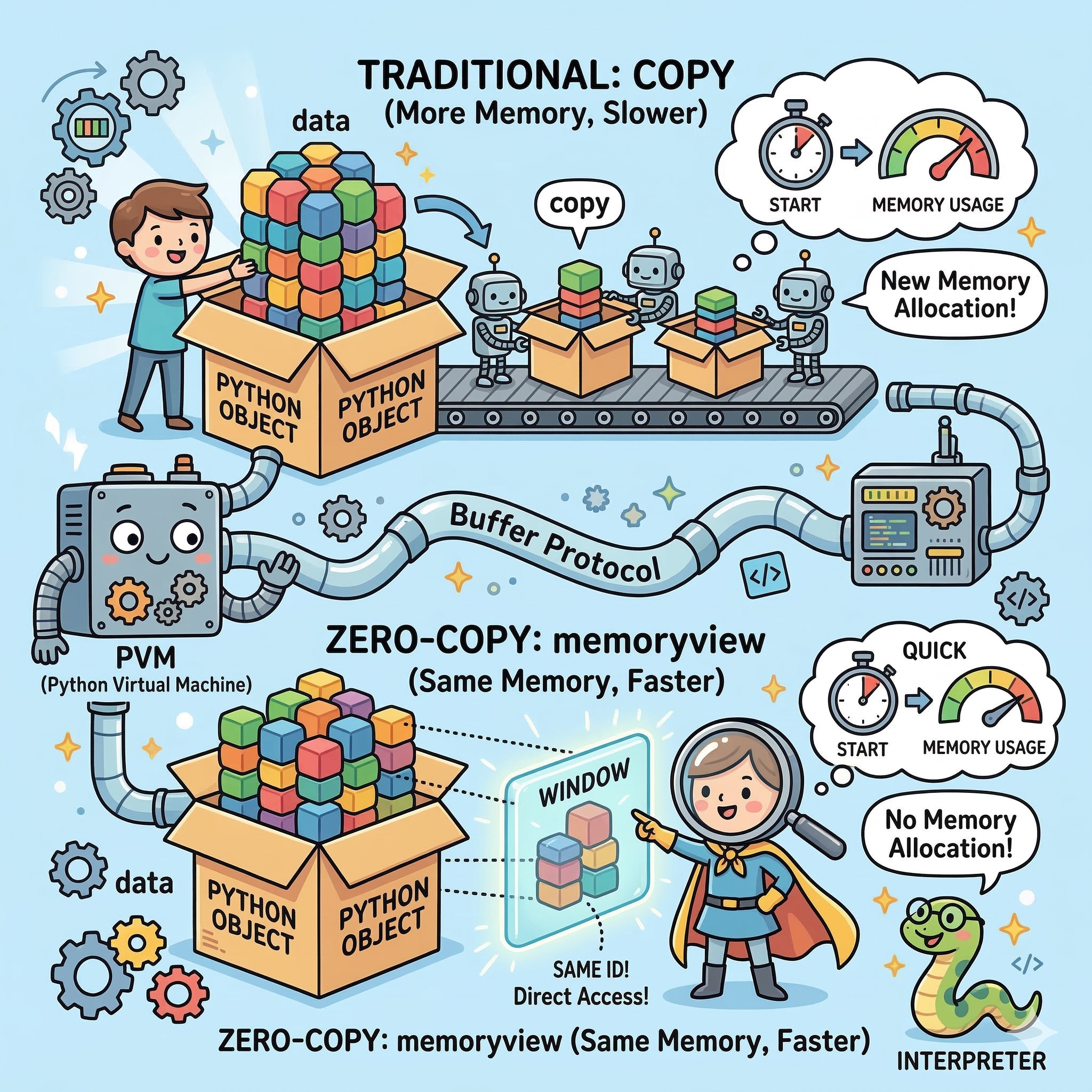 Buffer Protocol과 memoryview