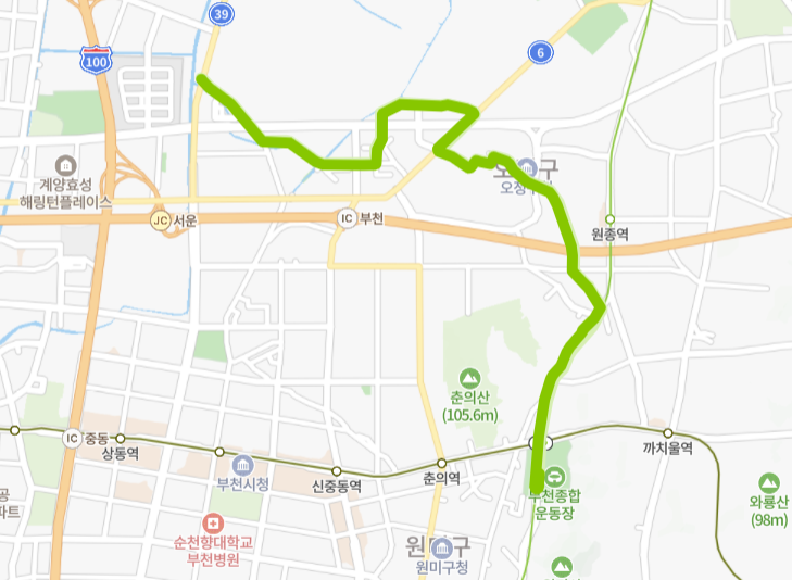 부천-58-B번-버스-노선-지도