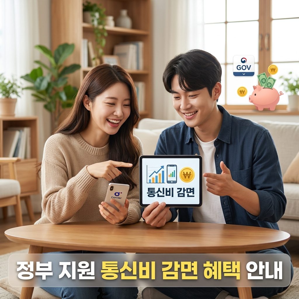 통신비 감면 정부지원금 2026 총정리 ❘ 기초수급자·장애인·차상위계층 월 최대 33,500원 할인받는 법