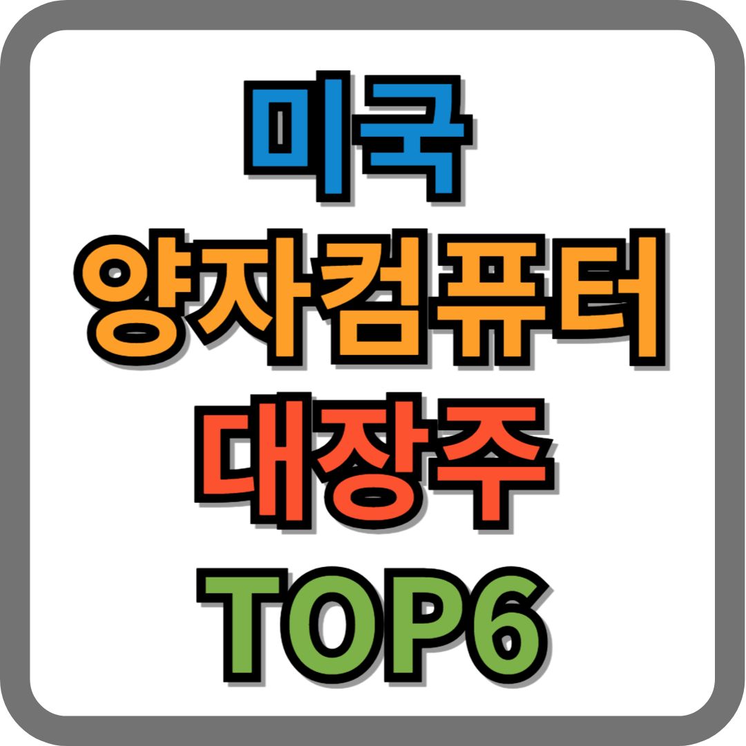 미국 양자컴퓨터 대장주 TOP6