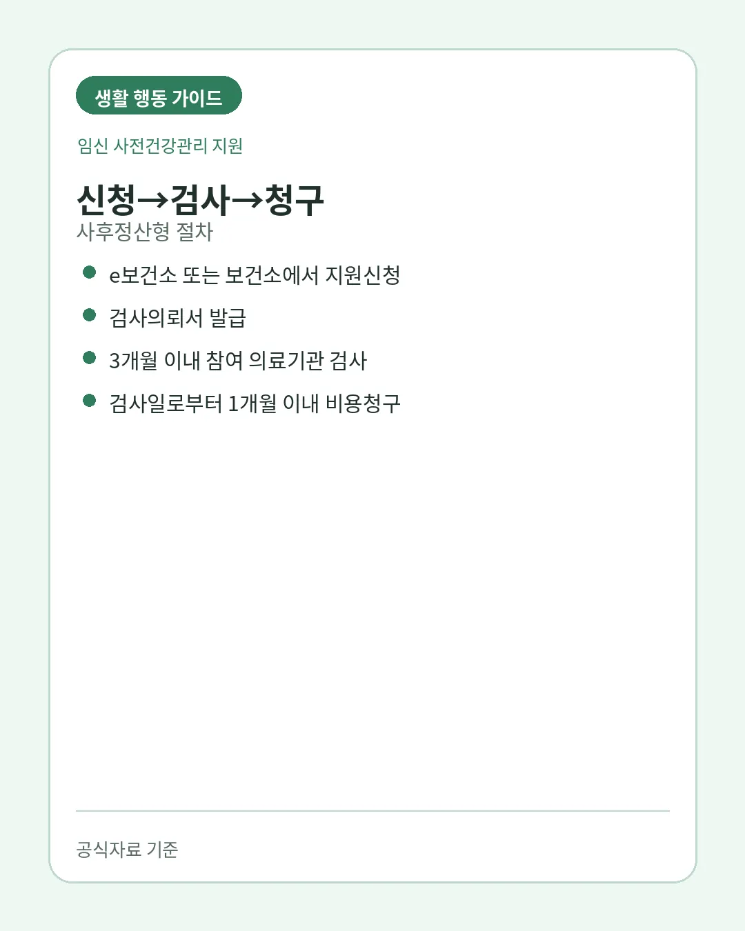 임신 사전건강관리 연령주기별 최대 3회 주의사항