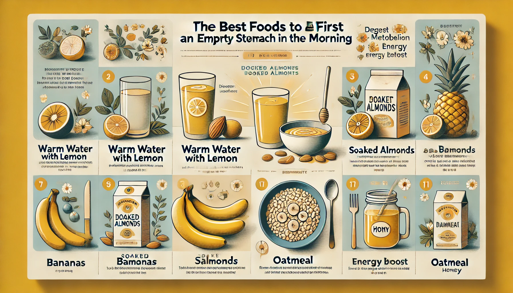 아침 공복, 가장 먼저 먹어야 할 음식은?