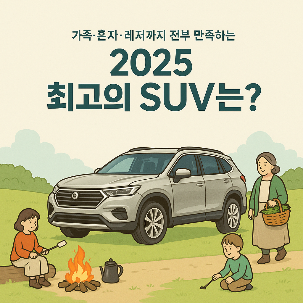 SUV 추천 2025🚙 가족·혼자·레저까지 전부 만족하는 최고의 SUV는?