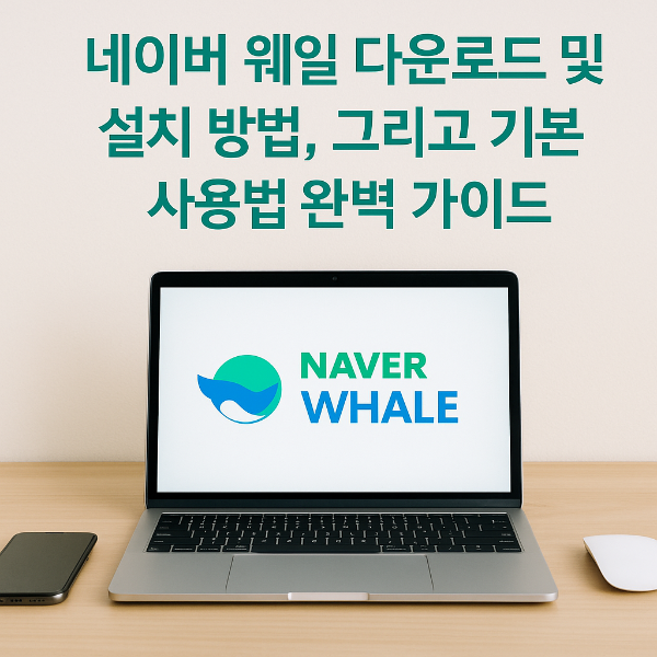 네이버 웨일 다운로드 썸네일 이미지입니다.