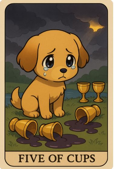 Five of Cups (컵의 5)