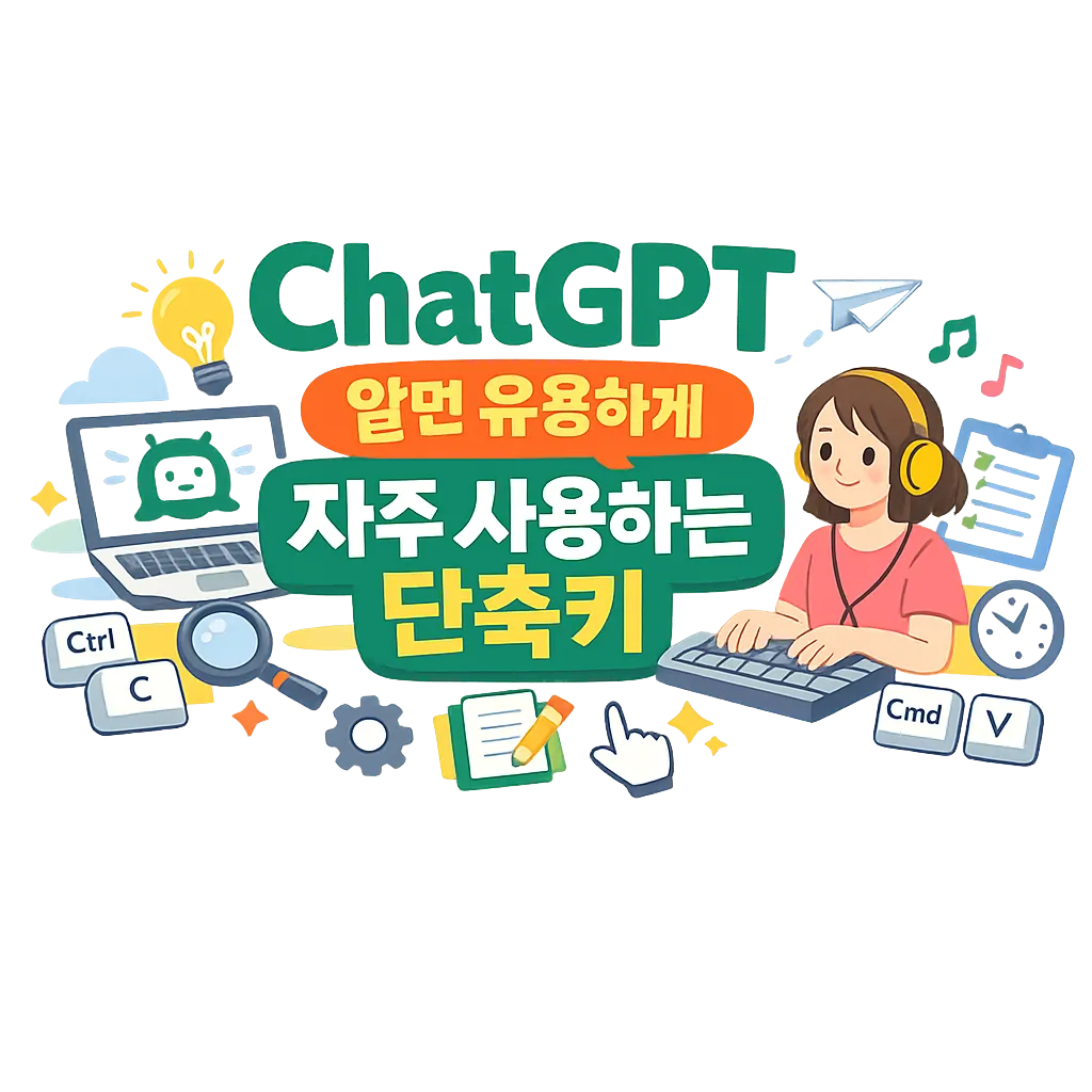 ChatGPT 알면 유용하게 자주 사용하는 단축키 사용 방법