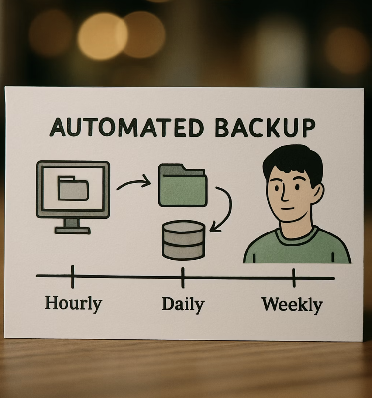 알아서 척척&amp;#44; 가장 쉬운 백업 설정