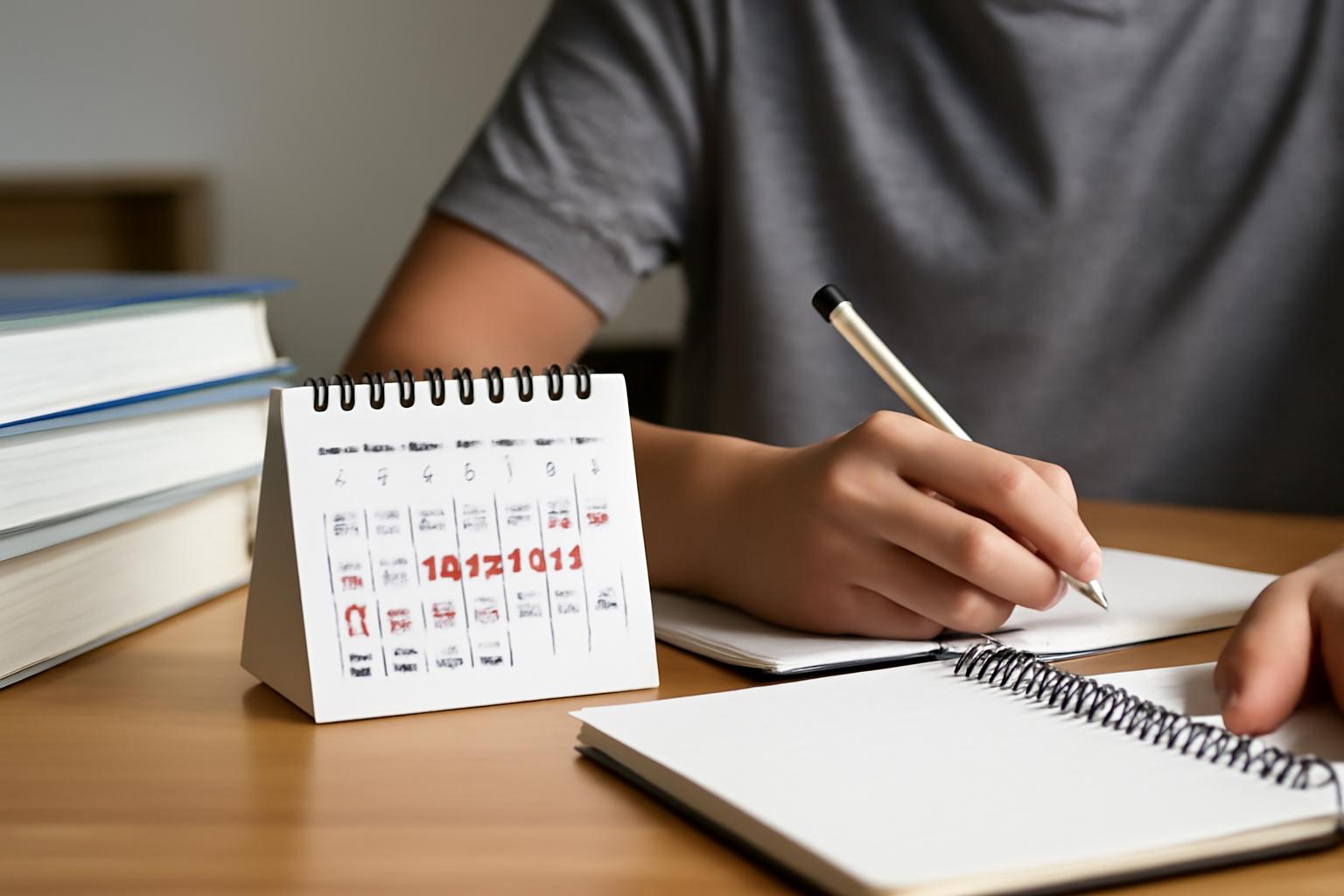 고등학생 중간고사 날짜