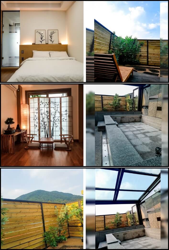 리몬스 온천 호텔 노천형 가족탕 특실