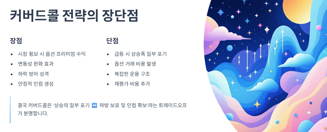 커버드콜 전략의 장단점