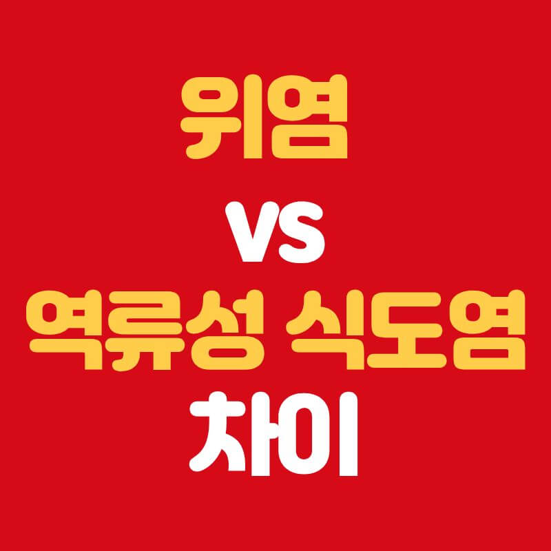 속이 아픈데 위염일까, 역류성 식도염일까? 차이 쉽게 구별하는 법