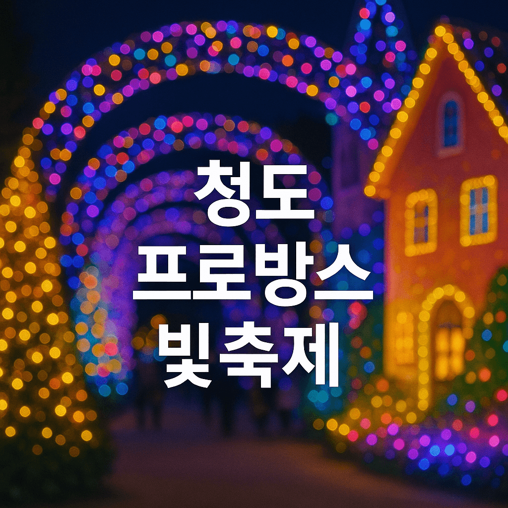 청도 프로방스 빛축제