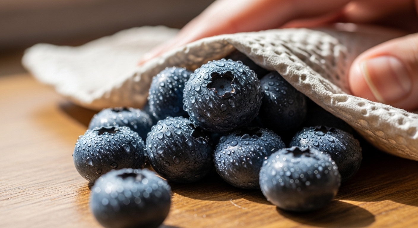 냉동블루베리씻어서먹어야하나