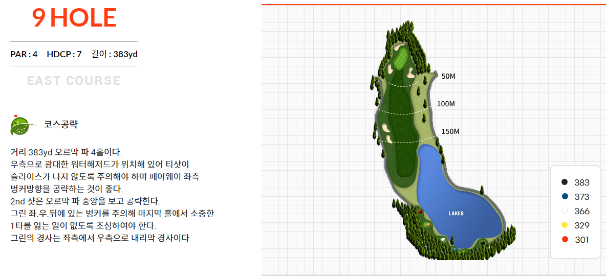 사이프러스 골프앤리조트 동코스 9