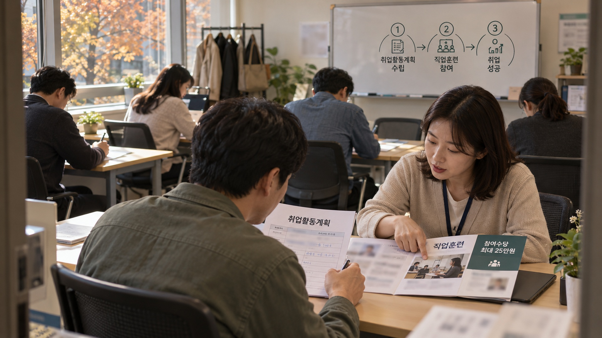취업활동계획서를 쓰며 받는 2유형 참여수당