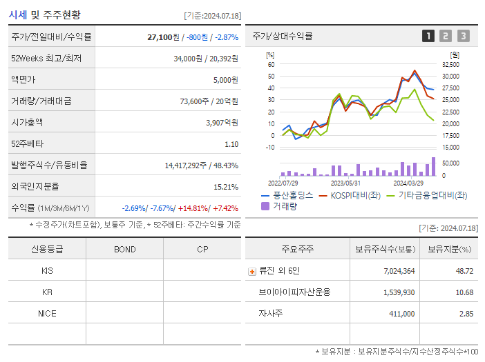 풍산홀딩스_기업개요