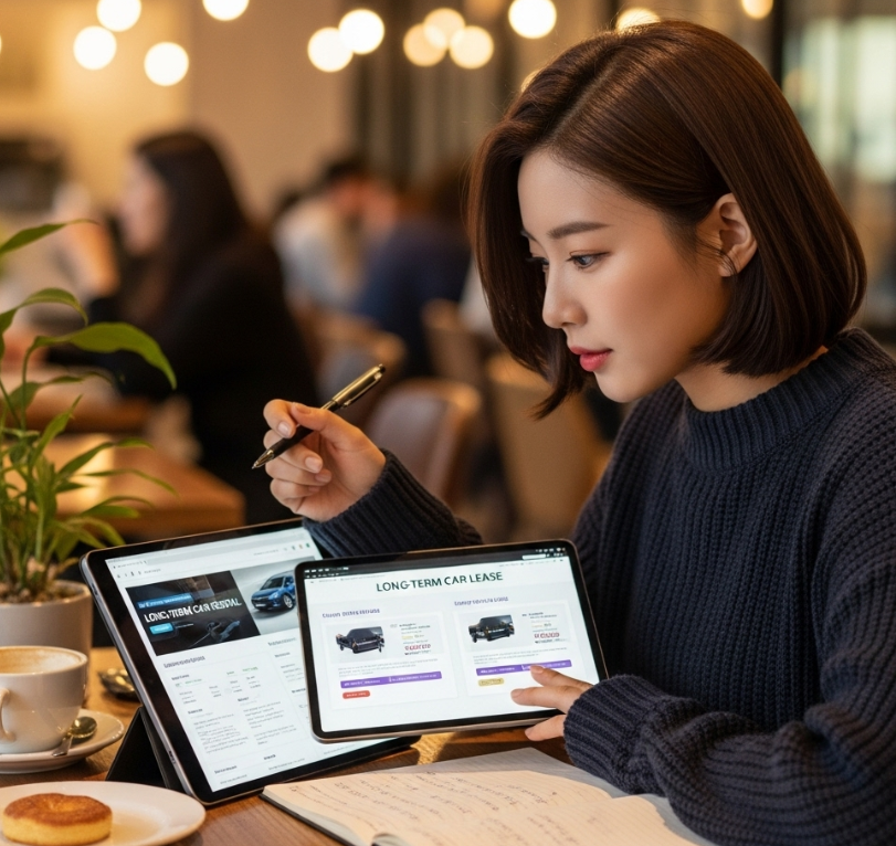 장기 렌트카와 리스차의 차이점