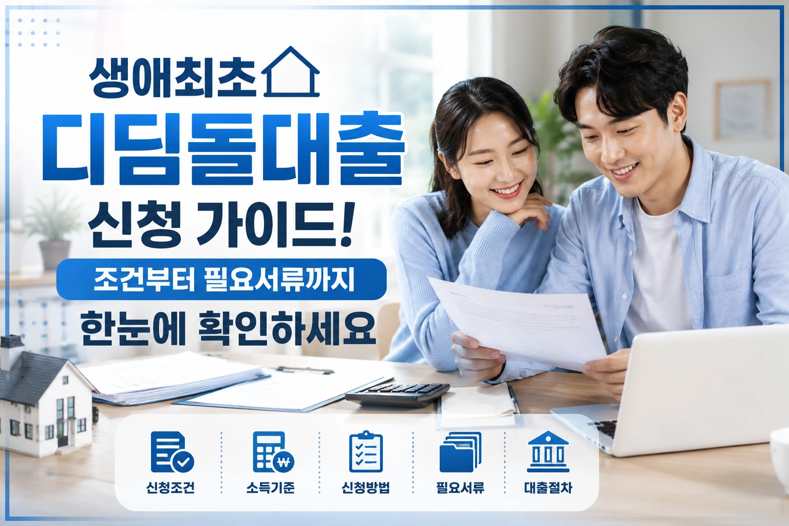 생애최초 디딤돌대출 필요서류 빠뜨리면 심사가 늦어질 수 있습니다