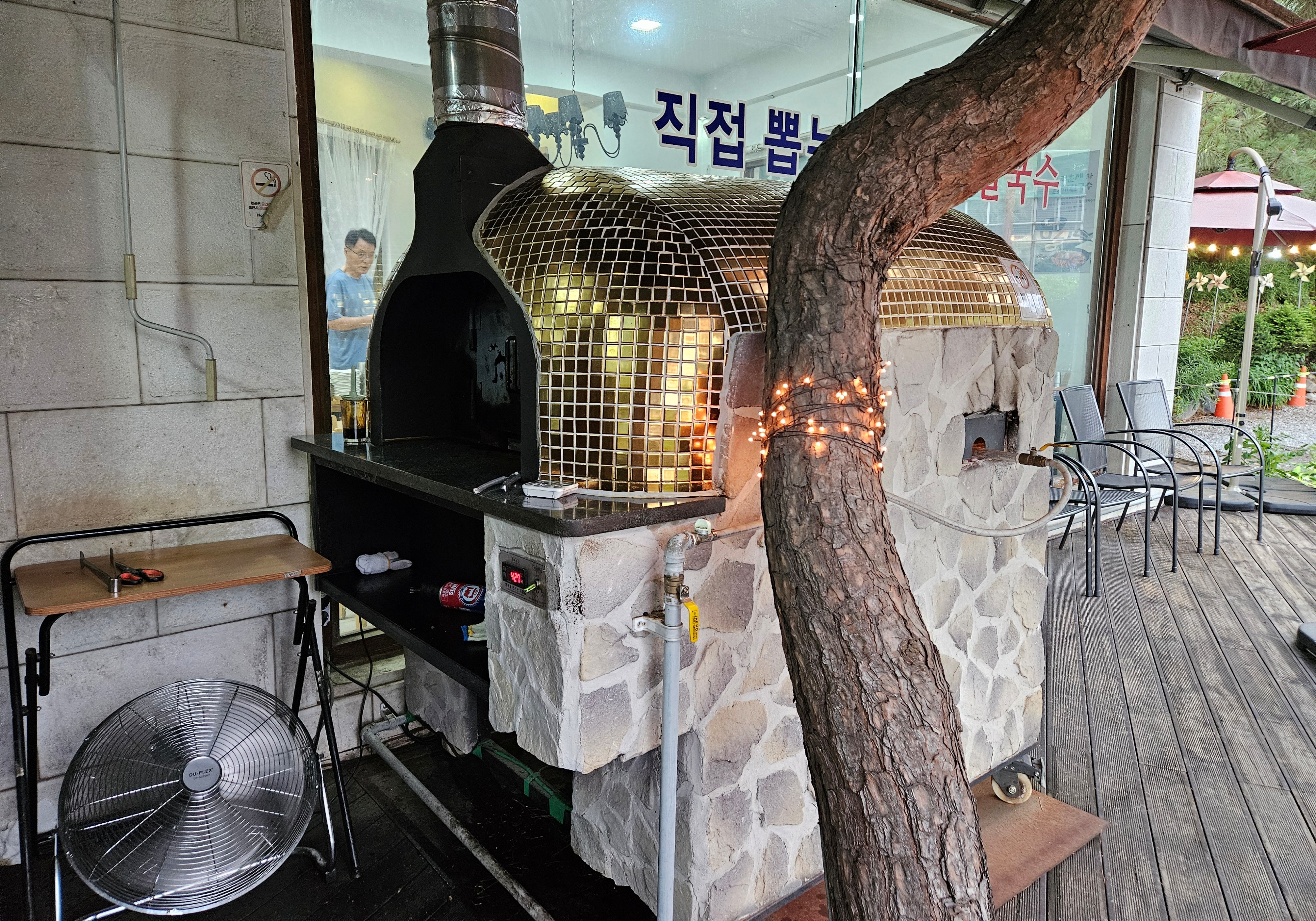 봉메밀-장어굽는-화덕