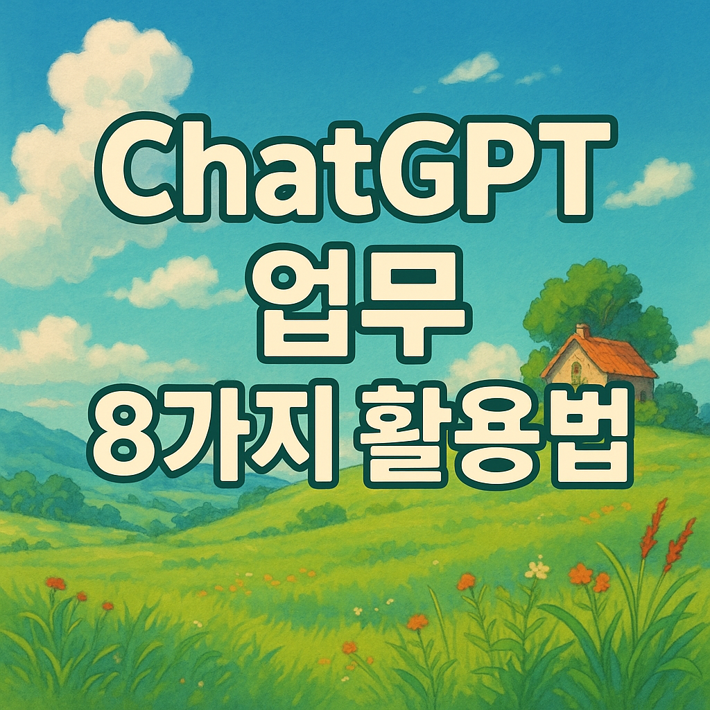 ChatGPT 업무 8가지 활용법