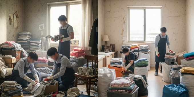 천안 고독사청소중