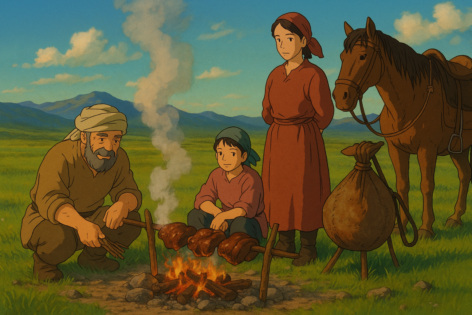 감정 전환 컷. 현대→전통으로 ‘리듬 복귀’의 전환점 강조