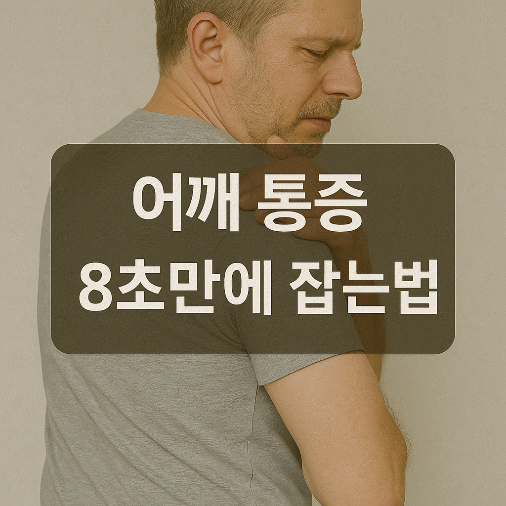 어깨 통증 8초만에 잡는법