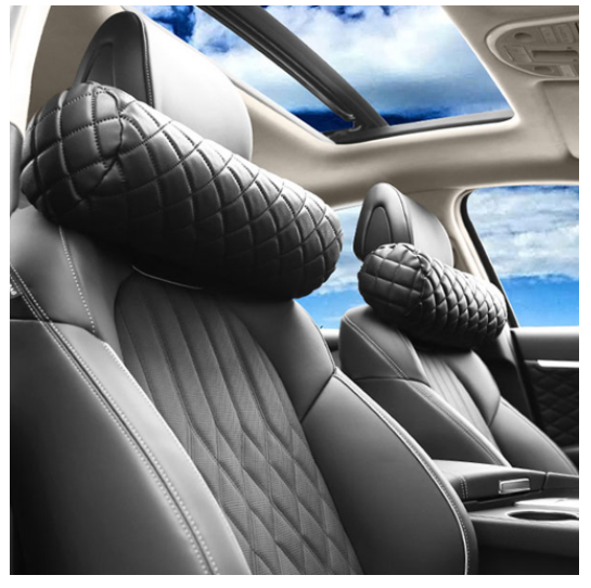 엑스핏 가죽 차량용 목쿠션 차량용목쿠션 추천