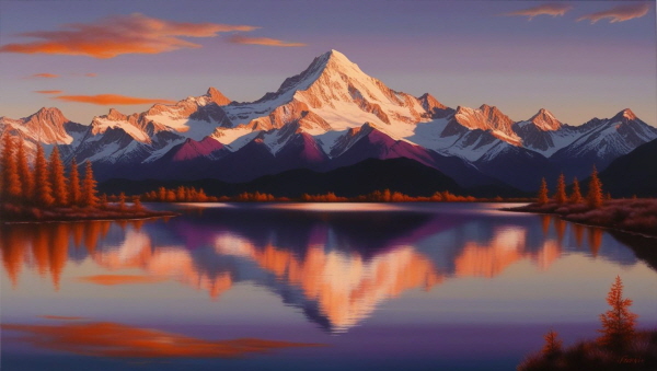 현실파와 이상주의자의 엇갈림에 관한 그림