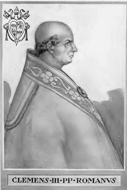 174대 교황 클레멘스3세 초상화