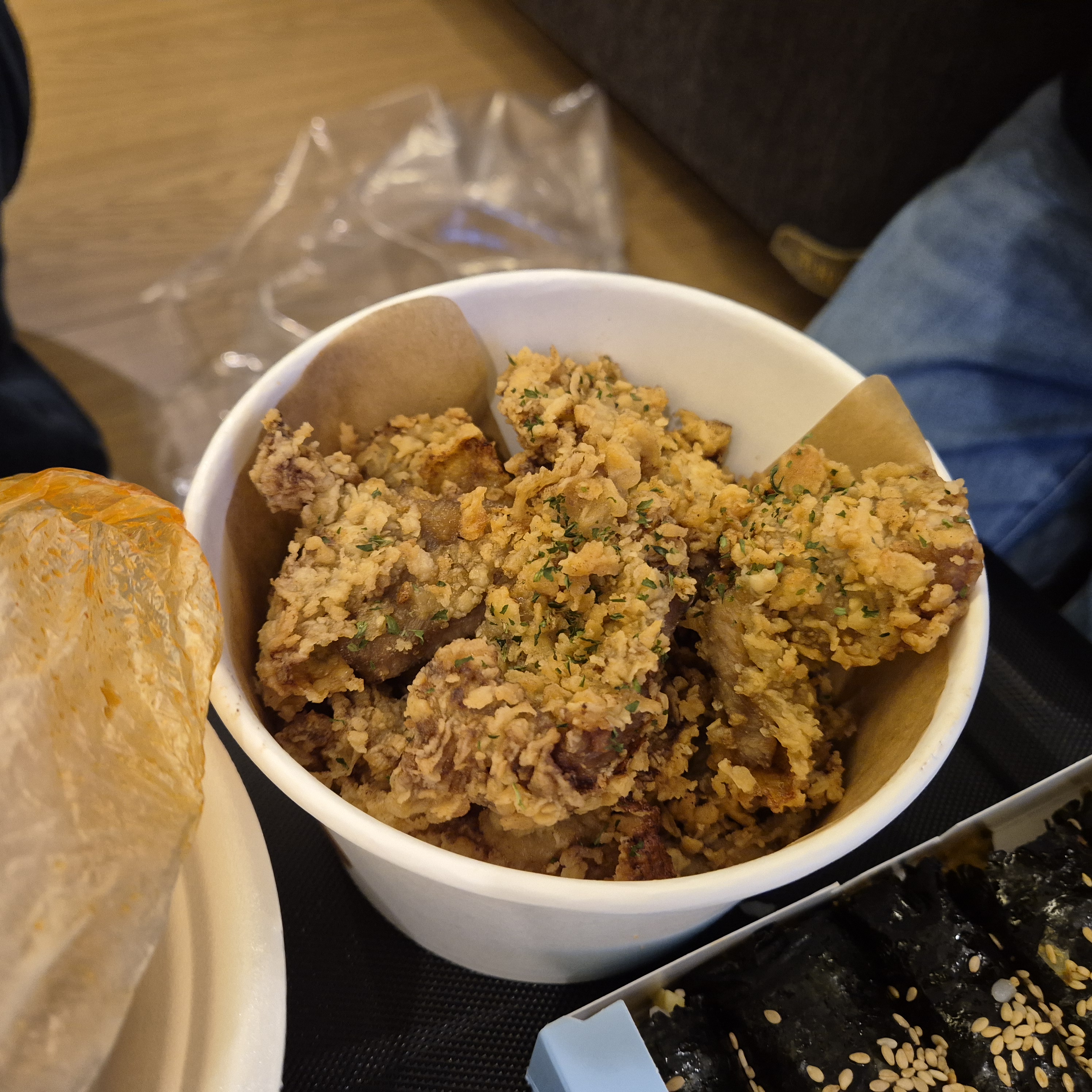 여수 로타리 분식 돼지갈비튀김 소사이즈