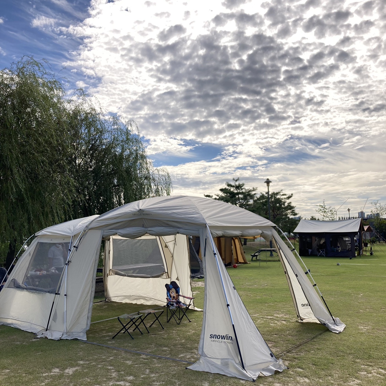 스노우라인 미라클스크린 텐트