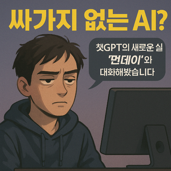먼데이 AI, 싸가지 없는 챗GPT? 독특한 페르소나의 정체와 실제 대화 후기