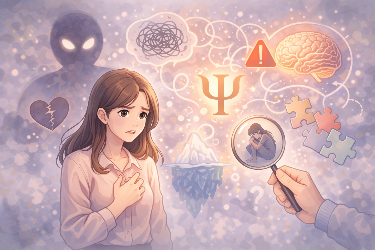 불안장애의 원인과 심리학적 접근으로 바라본 마음의 구조 이미지