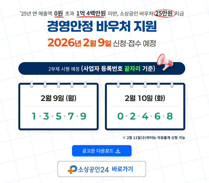 소상공-경영안정바우처