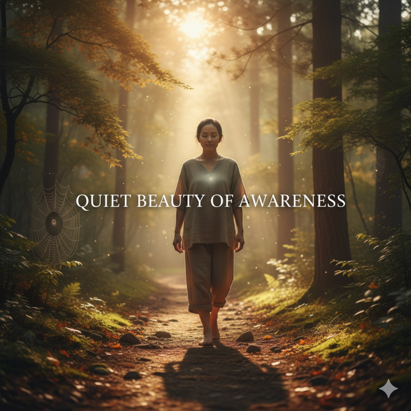 그것은 '깨어 있는 마음으로 걷기'나 '의식적으로 호흡하기'와 같이 지극히 평범한 행위들을 삶의 지혜로 승화시키는 과정입니다.