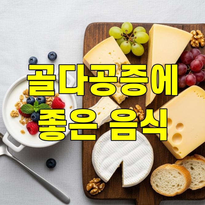 골다공증에 좋은 음식, 뼈 건강을 지키는 식단 가이드