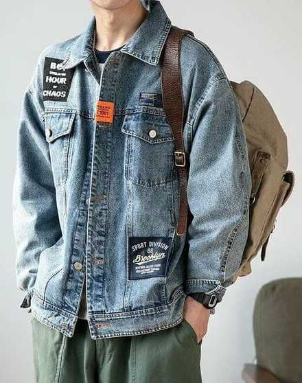 남자-데님자켓-코디