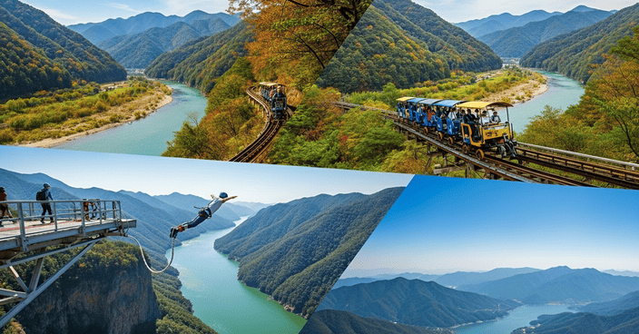 경기도 액티비티 투어-'레일바이크,번지점프,패러글라이딩' 짜릿함과 스릴을 찾아서!