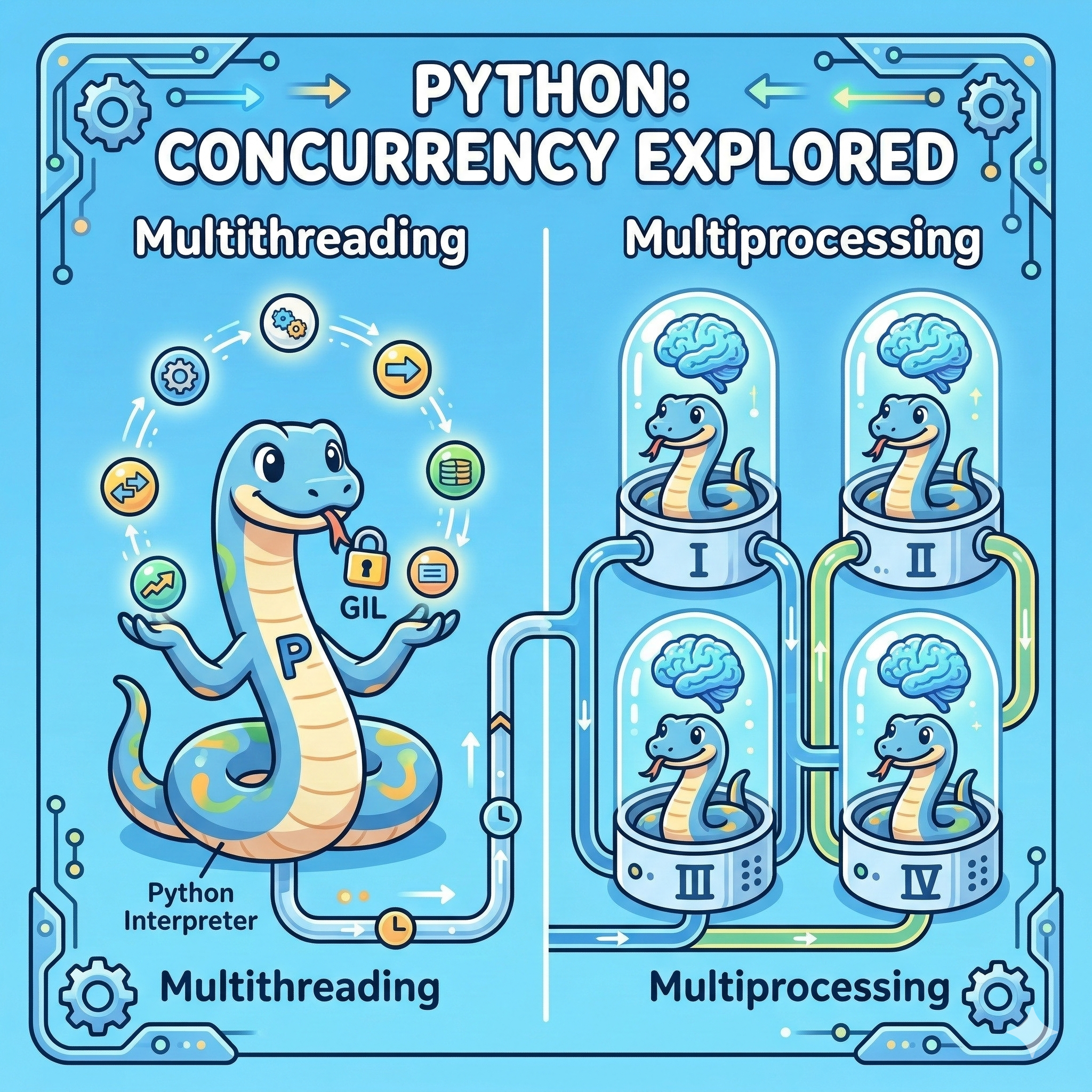 멀티스레딩(Multithreading)과 멀티프로세싱(Multiprocessing)