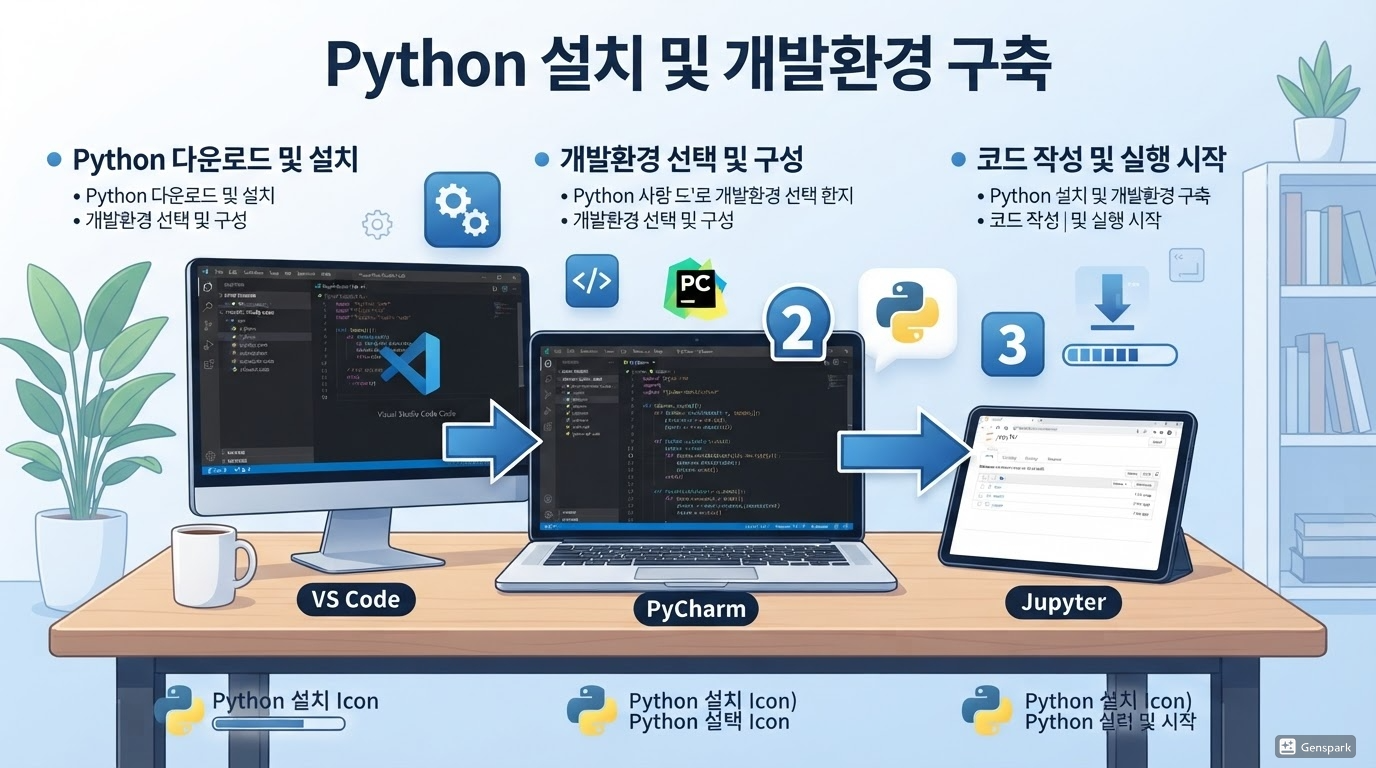 파이썬 설치 및 개발환경 구축 (VS Code, PyCharm, Jupyter)