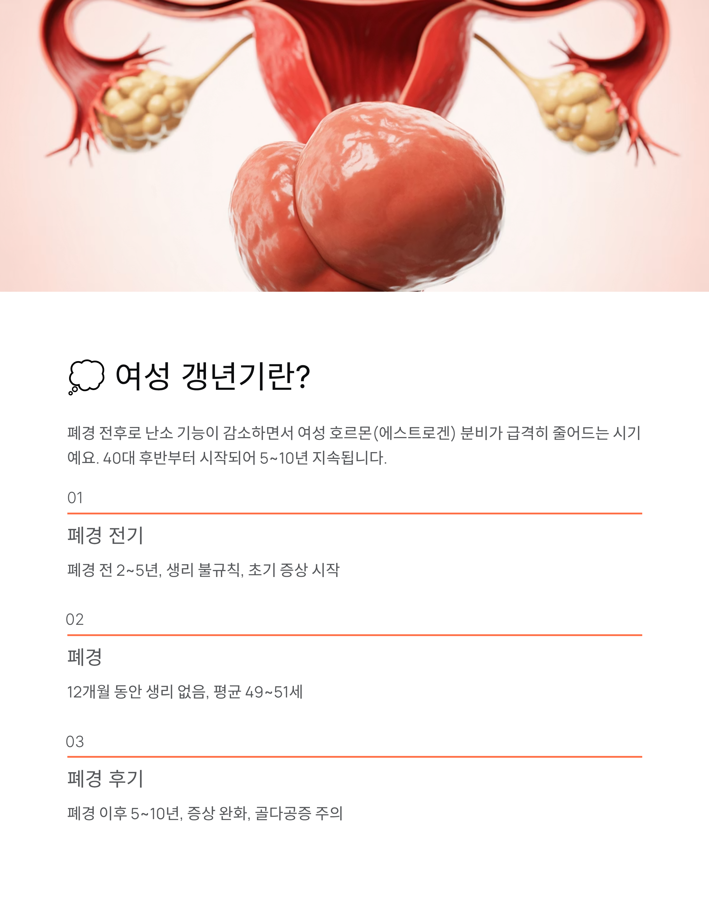 여성 갱년기 💜 증상·나이·자가진단·영양제까지 완벽 정리!