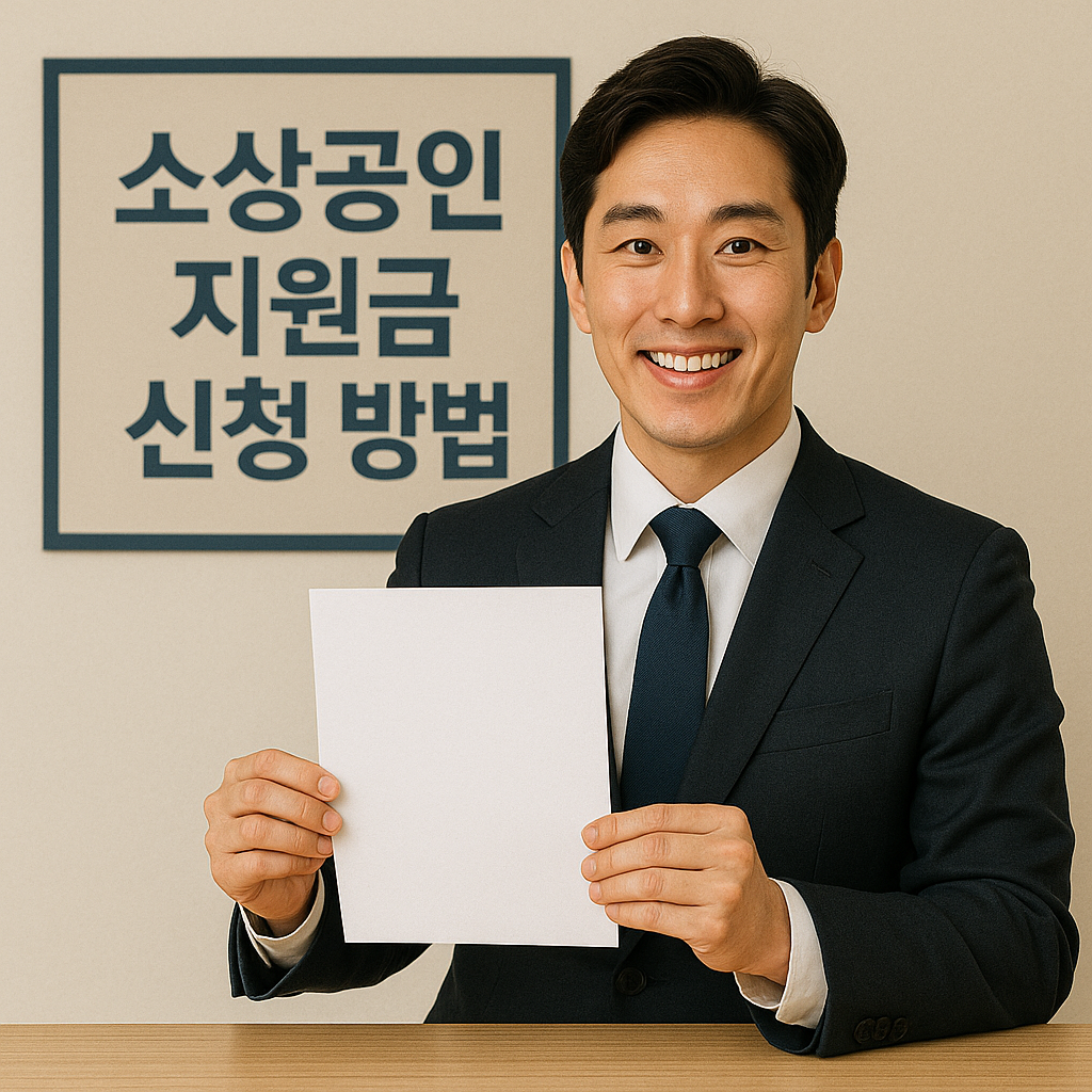 소상공인 지원금 신청방법