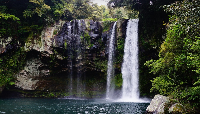 제주 천제연폭포 사진