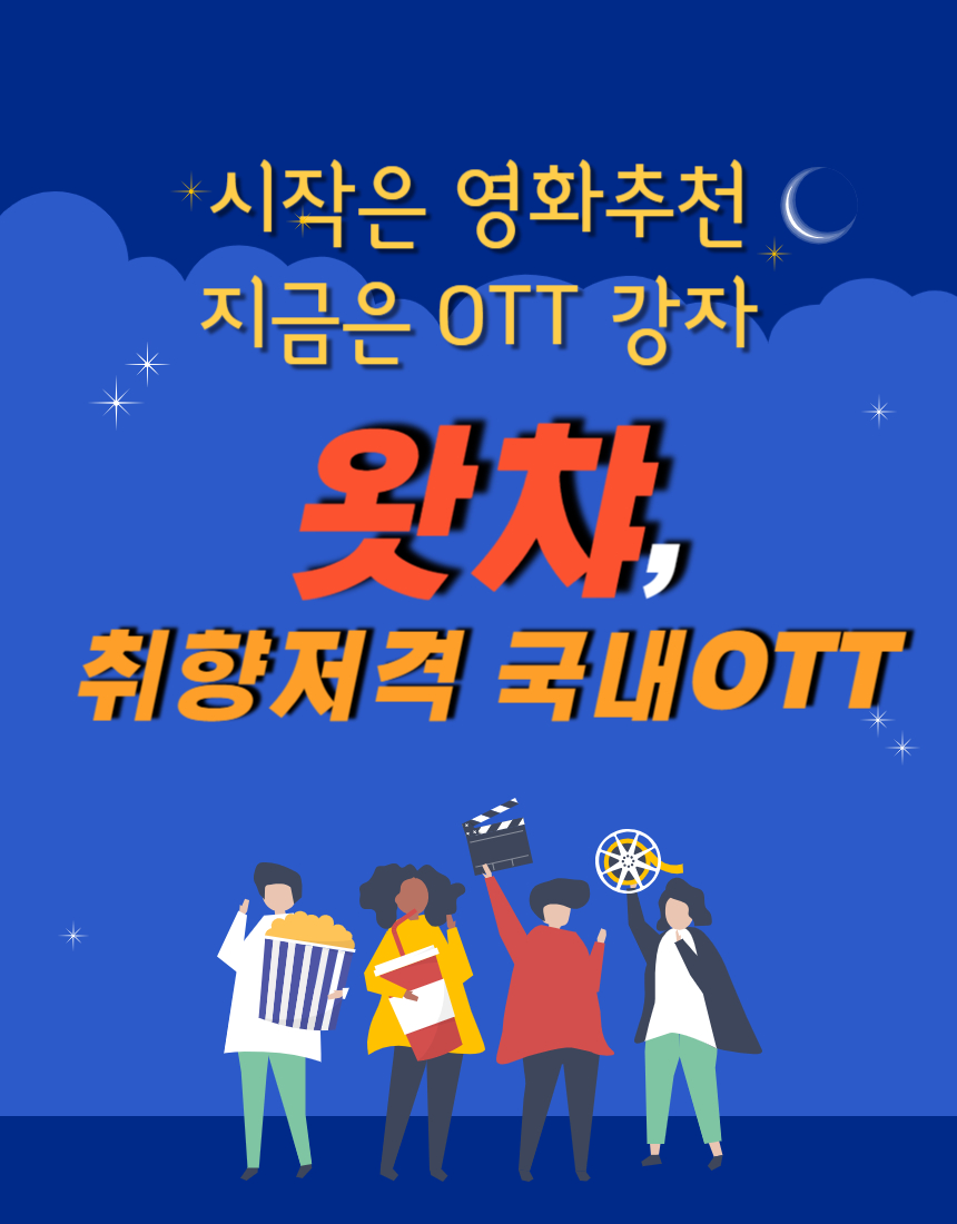 왓챠, 취향저격 국내 OTT