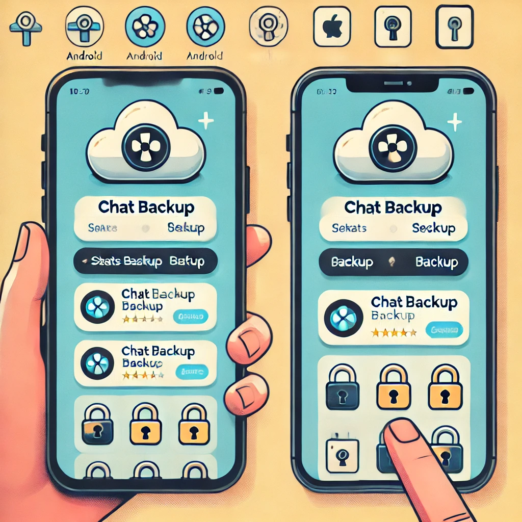 카카오톡 대화 백업하는 방법 (안드로이드 & 아이폰)