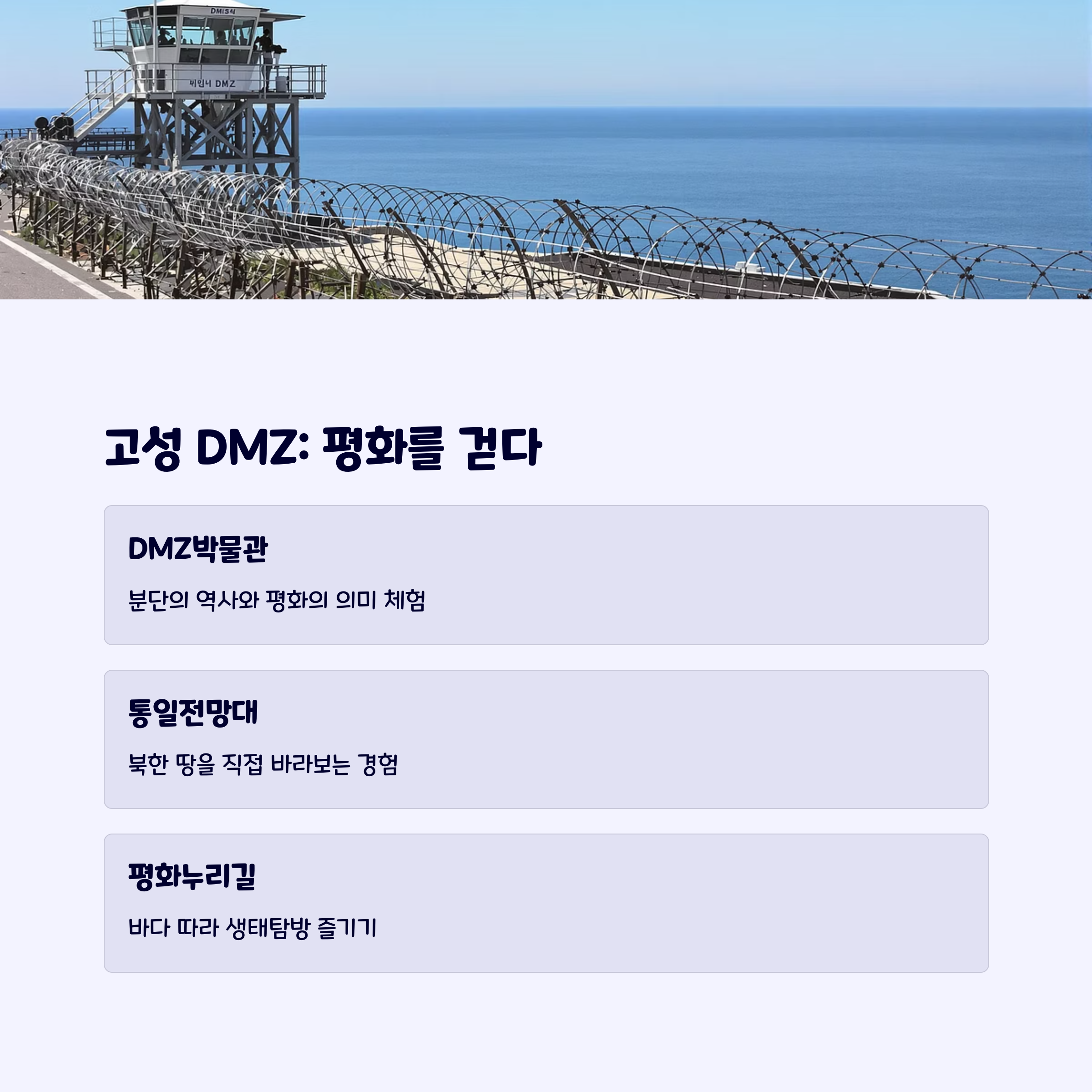 고성DMZ