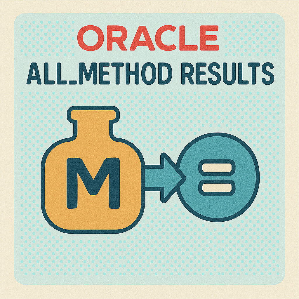오라클 ALL_METHOD_RESULTS 완벽 가이드 : 메서드 반환 타입의 모든 것